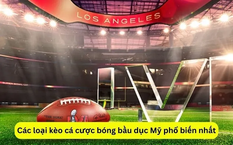 Các loại kèo cá cược bóng bầu dục Mỹ phổ biến nhất