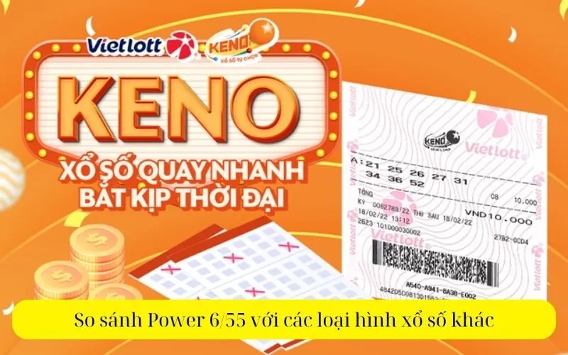So sánh Power 655 với các loại hình xổ số khác
